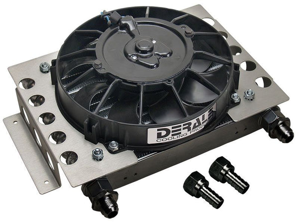 Derale Performance - Atomic-Cool - Remote Mount Fluid Cooler Kit with Fan