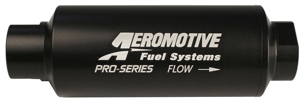 Aeromotive - Pro Series 10 Micron High-Flow Fuel Filter -12 Ports. Black Finish - ARO12310