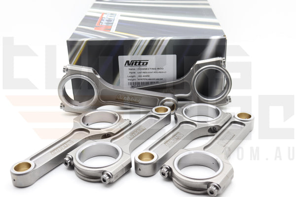 Nitto Performance Engingeering - RB30 4340 Billet I-Beam (22MM PIN) 152.4MM Connecting Rods