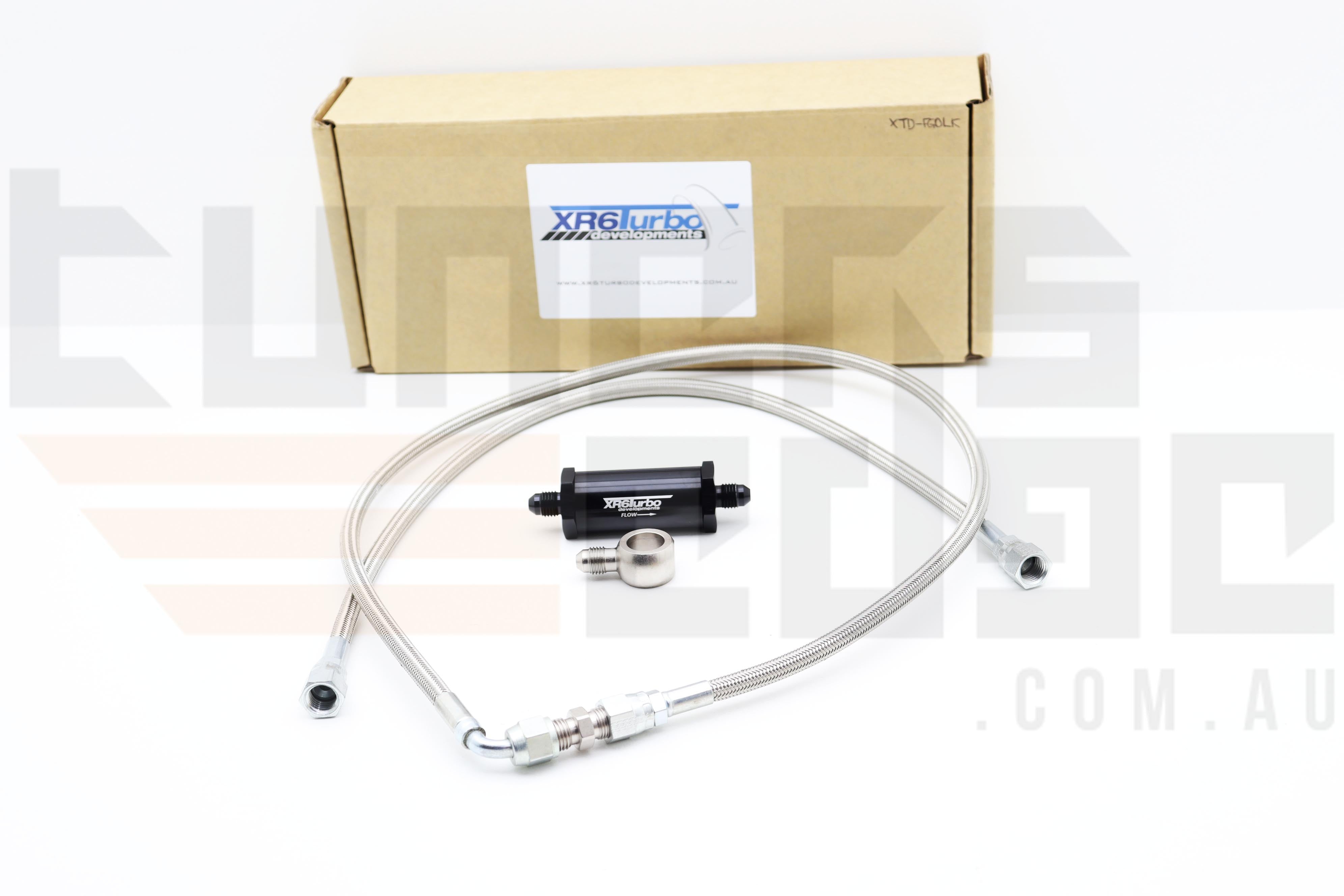 XR6 Turbo Developments Oil Feed Line Kit FG Falcon Turbo Tuners Edge