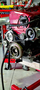 Frenchy's Performance Garage - Nissan RB Power Steering Kit RB20/25/26/30 Water Pump Driven Extra Clearance FPG-038WP