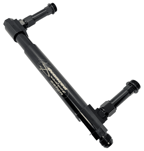 APD - Billet Adjustable fuel log -6an APD-6010