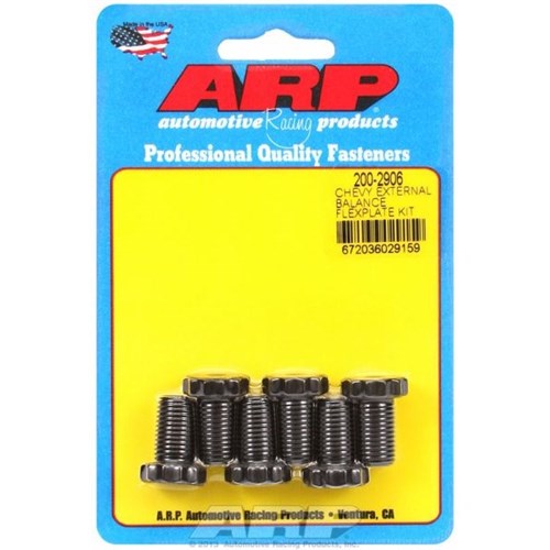 ARP - Flexplate Bolts fits SB & BB Chev 305-302 & 90° V6 With 1-Piece Main Seal , 7/16-20, .725" UHL - AR200-2906