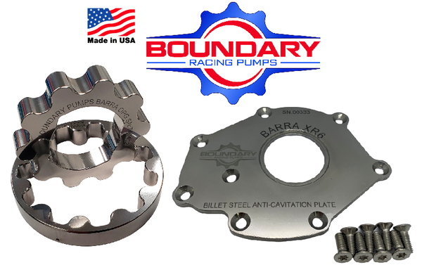 Boundary - Barra XR6 Billet Oil Pump Gears & Backing Plate Combo