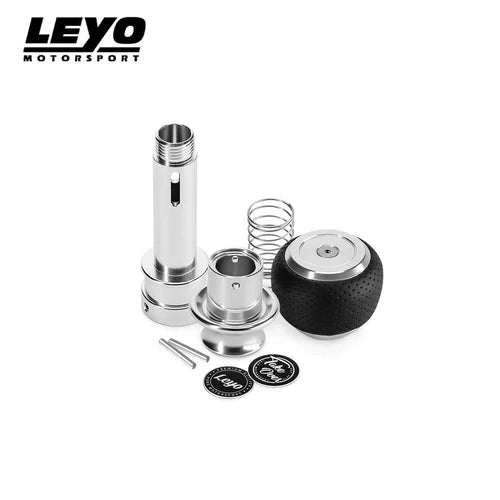 Leyo Motorsport - Nappa DSG Shift Knob Silver - Volkswagen Audi Skoda