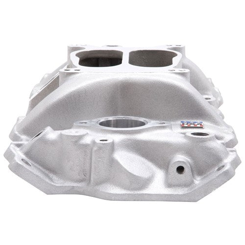 EDELBROCK - Performer Intake Manifold SB Chevy, Idle to 5500 rpm, Dual Plane, non-EGR - ED2101