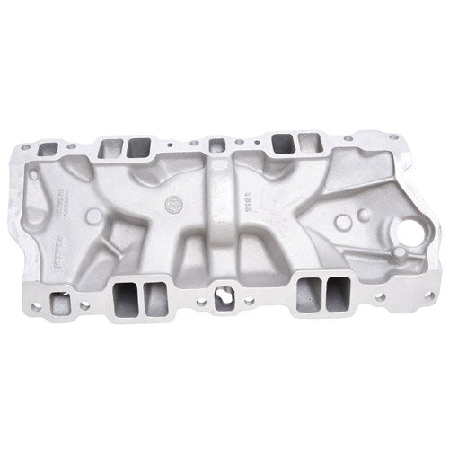 EDELBROCK - Performer Intake Manifold SB Chevy, Idle to 5500 rpm, Dual Plane, non-EGR - ED2101