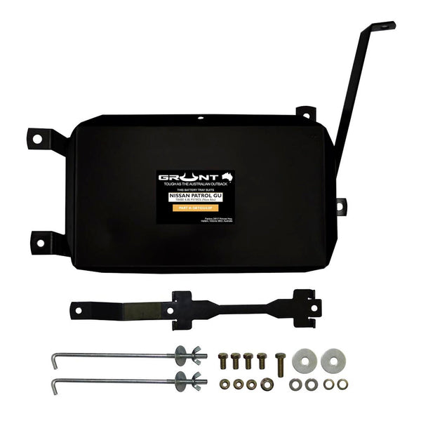Grunt 4x4 - Dual battery tray for Nissan Patrol GU TB48DE 4.8 petrol