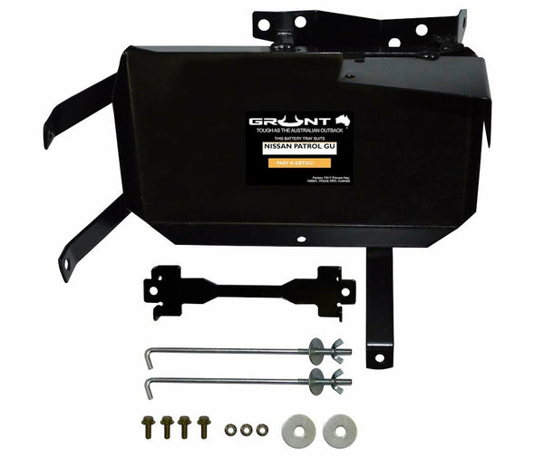 Grunt 4x4 - Dual battery tray Nisssan Patrol GU 4.5 TB45E petrol 1997-2000