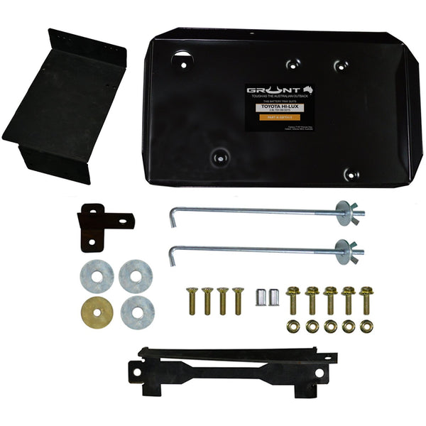Grunt 4x4 - Dual battery tray for Toyota Hilux GUN126 136 2.8 turbo diesel 2016-2019 GBTH15