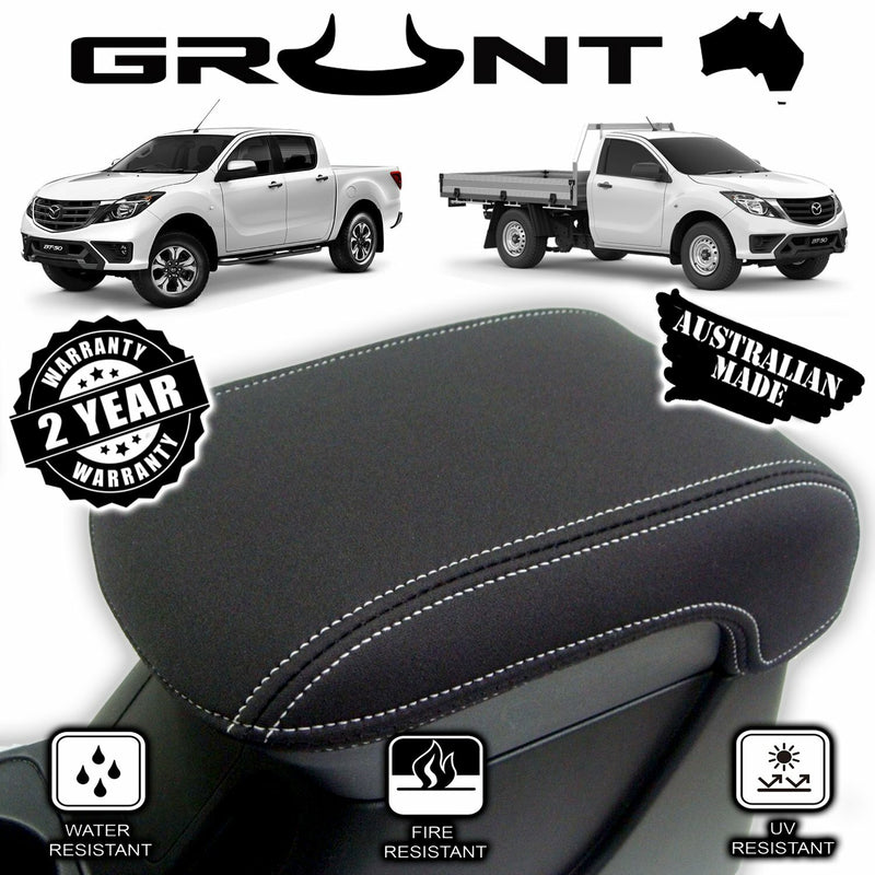 Grunt 4x4 - neoprene center console lid cover wetsuit for Mazda BT-50 2020-2021