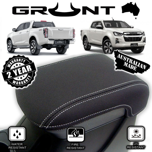Grunt 4x4 - neoprene center console lid cover wetsuit for Isuzu D-Max 07/2020 - Current
