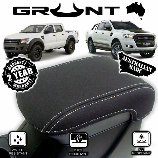 Grunt 4x4 - neoprene centre console lid cover wetsuit for Ford Ranger PX PX2 PX3