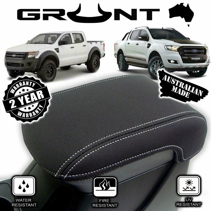 Grunt 4x4 - neoprene centre console lid cover wetsuit for Ford Ranger PX PX2 PX3