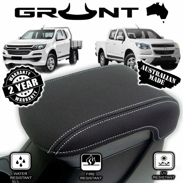 Grunt 4x4 - neoprene centre console lid cover wetsuit for Holden Colorado RG 2012-2019