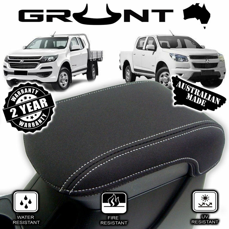 Grunt 4x4 - neoprene centre console lid cover wetsuit for Holden Colorado RG 2012-2019