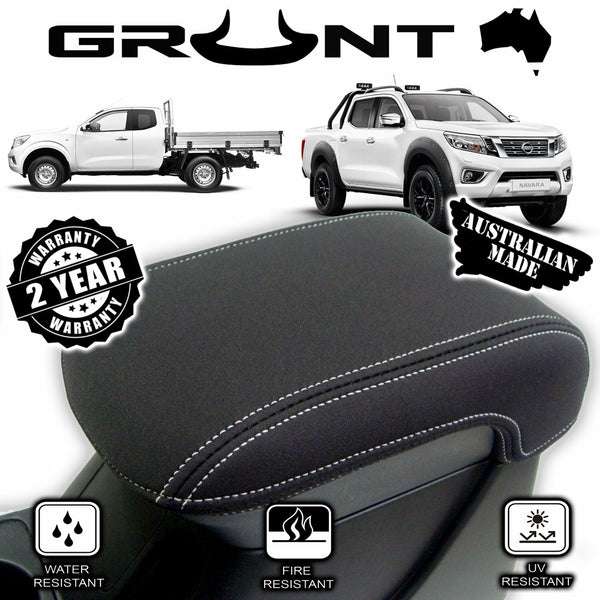 Grunt 4x4 - neoprene centre console lid cover for Nissan Navara D23 NP300 2015-2022 GCC-NP300