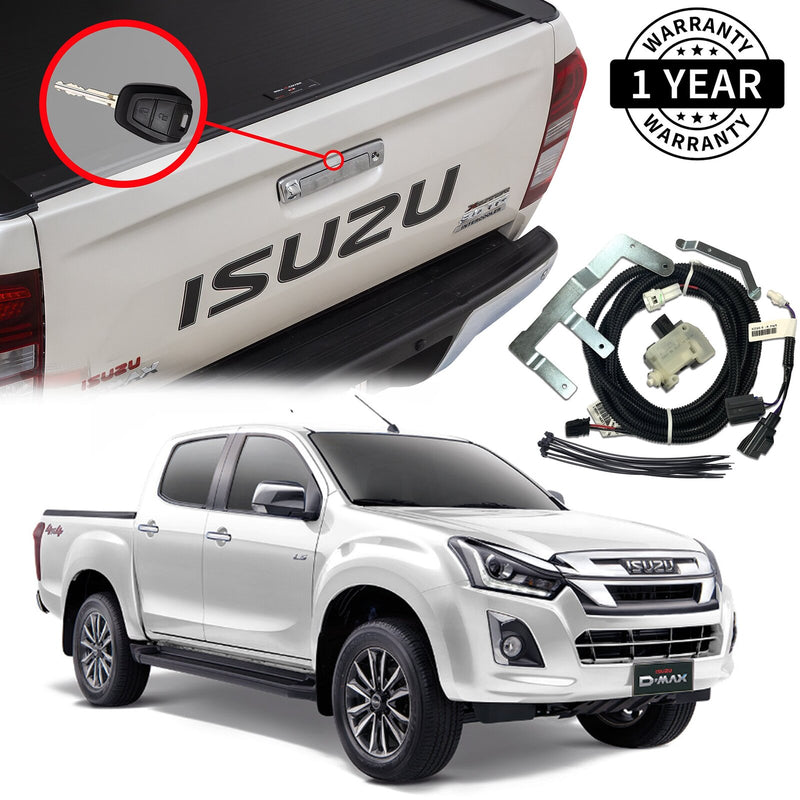 Grunt 4x4 - Tailgate Central Locking Kit for Isuzu D-Max 7/2020-2022