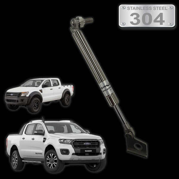 Grunt 4x4 - Stainless Steel  tailgate strut assist system EZI-DOWN for Ford Ranger PX 2012-2020 PX2 PX3