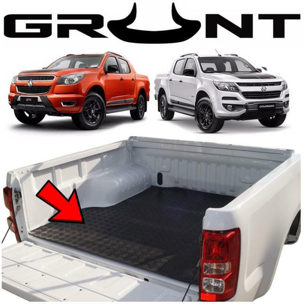 Grunt 4x4 - 5mm Rubber Ute Mat for Holden Colorado RG Dual Cab 2012-2019 no tub liner