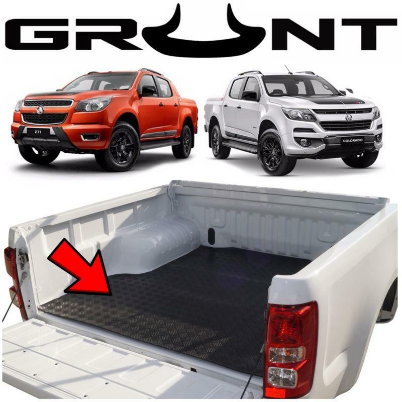 Grunt 4x4 - 5mm Rubber Ute Mat for Holden Colorado RG Dual Cab 2012-2019 no tub liner