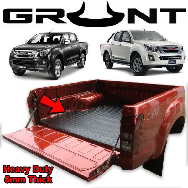 Grunt 4x4 - HEAVY DUTY 5MM CHECKER PLATE RUBBER UTE MATE ISUZU D MAX DMAX 2012-17