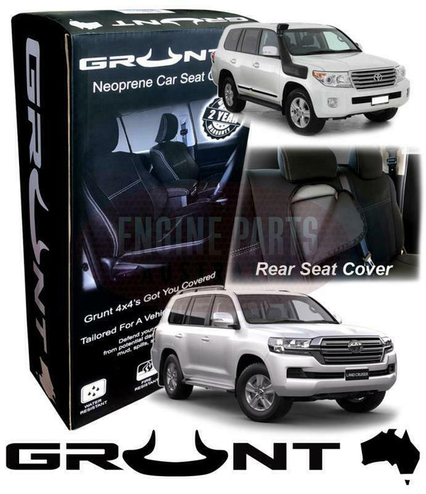 Grunt 4x4 - Premium Neoprene Rear Seat Covers for Toyota Landcruiser 200 Series