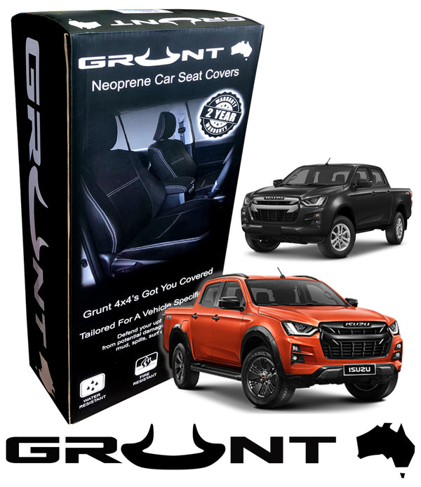 Grunt 4x4 - neoprene car rear seat covers for Isuzu D-Max 07/2020 - Current GSC-DMAX2R