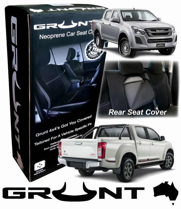 Grunt 4x4 -  neoprene car rear seat covers for Isuzu D-Max 2012-2020 GSC-DMAXR