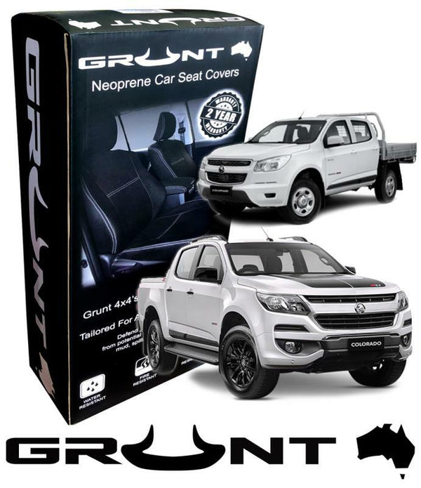 Grunt 4x4 - neoprene car front seat covers Holden Colorado RG 2012-2020 GSC-HCF