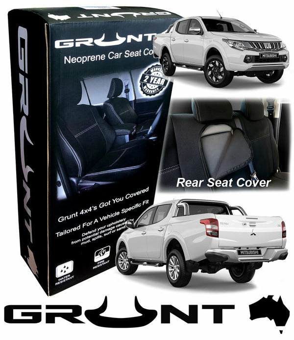 Grunt 4x4 - neoprene car rear seat covers Mitsubish Triton MQ 2015-2020 GSC-MQR