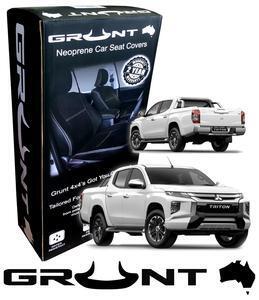 Grunt 4x4 - Mitsubishi Triton MR neoprene car rear seat covers 01/2019 - On