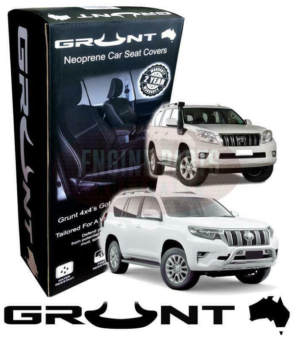 Grunt 4x4 - neoprene front seat covers for Toyota Landcruiser Prado 150 2009-2020