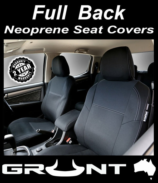 Grunt 4x4 - neoprene car rear seat covers for Ford Ranger Raptor 09/2018 to 2021