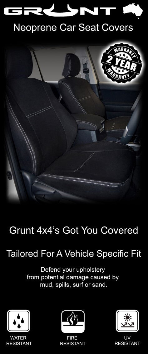 Grunt 4x4 - Neoprene Front Seat Covers to suit VW Amarok NF 2023 on