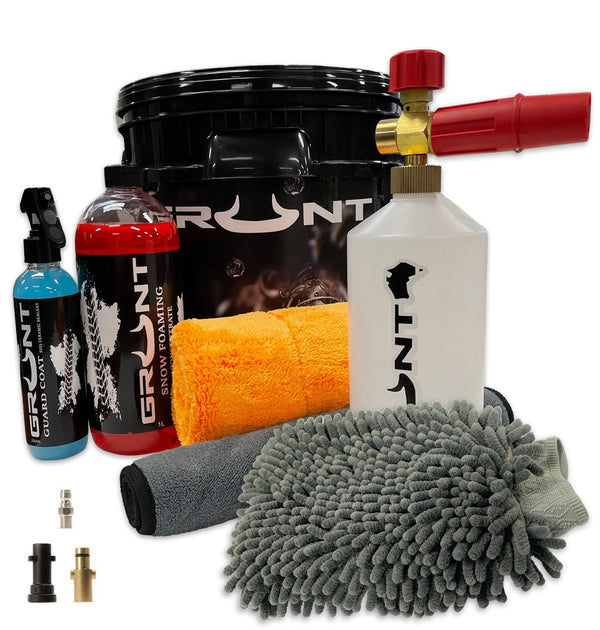 Grunt 4x4 - 4WD Snow Foaming Car Wash Kit & Ceramic Sealant High Pressure Cannon Lance