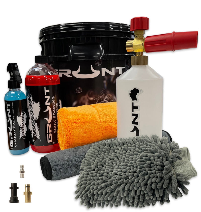 Grunt 4x4 - 4WD Snow Foaming Car Wash Kit & Ceramic Sealant High Pressure Cannon Lance