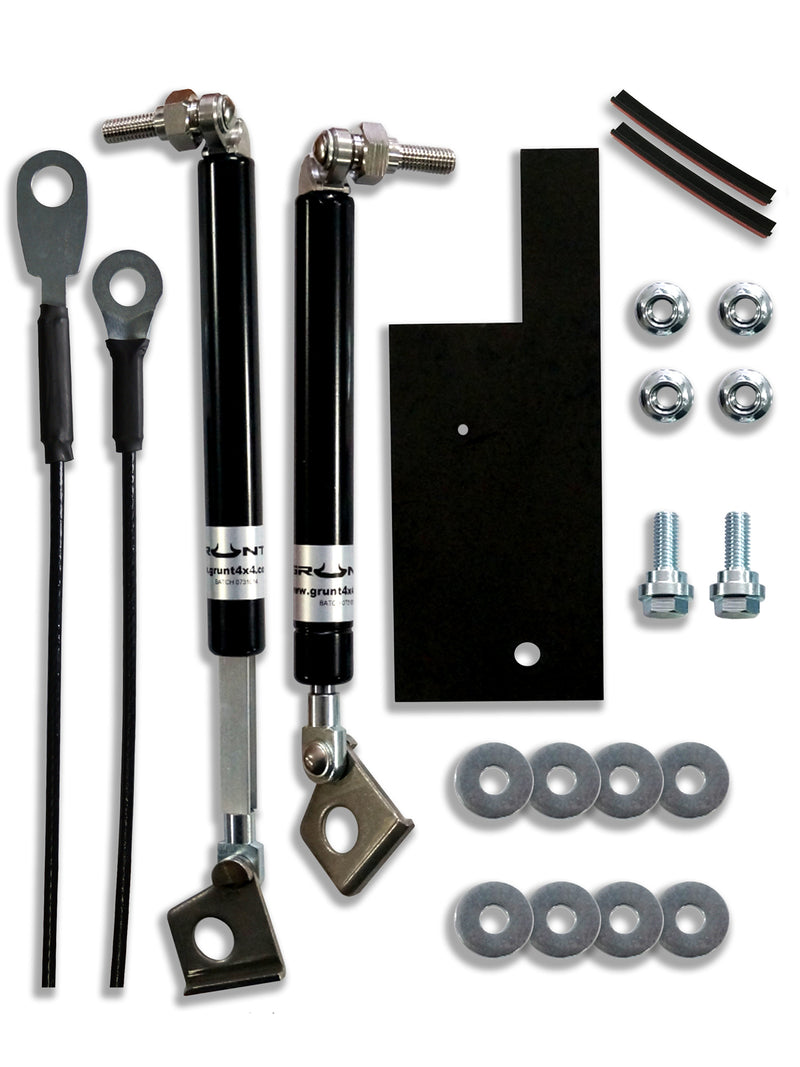 Grunt 4x4 - tailgate strut assist system for Toyota Hilux 2005-2015 (Twin Handle) GUDS-TH05