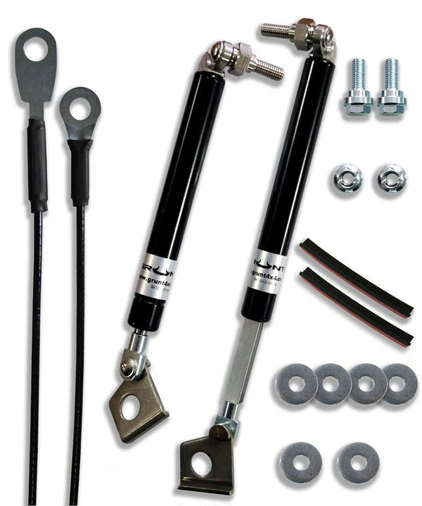 Grunt 4x4 - tailgate strut assist system for Toyota Hilux 2015-2019 (Single Handle) GUDS-TH15SR5