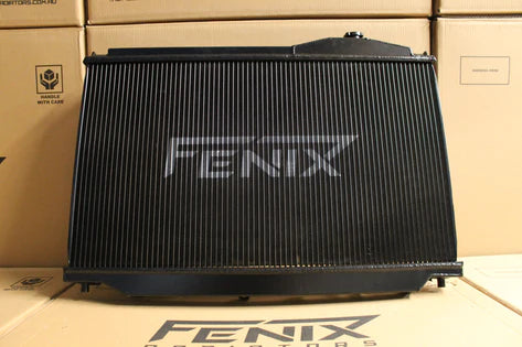 Fenix Radiators - Toyota Soarer JZZ30R JZZ31R Full Alloy Performance Radiator & Fan Shroud Kit.