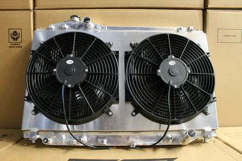 Fenix Radiators - Toyota Soarer JZZ30R JZZ31R Full Alloy Performance Radiator & Fan Shroud Kit.