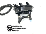 Frenchy's Performance Garage - Nissan Skyline R33 R34 Silvia S14 S15 Billet Fuel Tank Bulkhead Hat Top AN6 With High Current Connector Apex 2.8 Delphi FPG-100