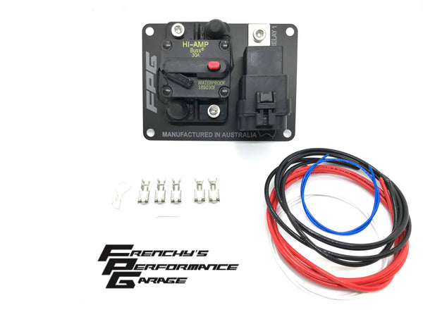 Frenchy's Performance Garage - Single Twin Triple Relay Wiring Kits with Circuit Breaker FPG-109A FPG-109B FPG-109C