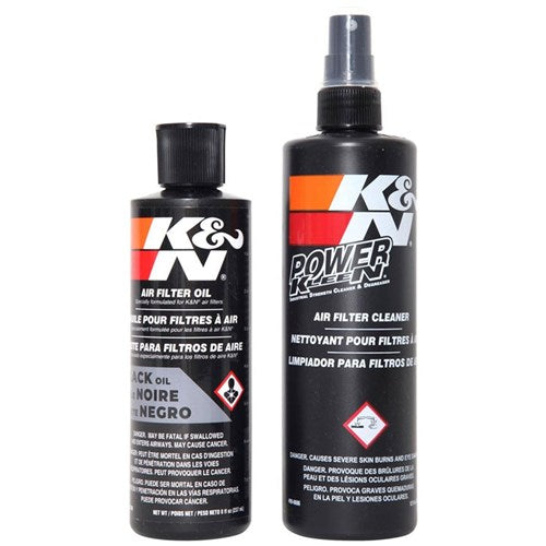 K&N - Recharger Filter Care Service Kit Air filter cleaner and oil, squeeze bottle, For Black Air Filters - KN99-5050BK