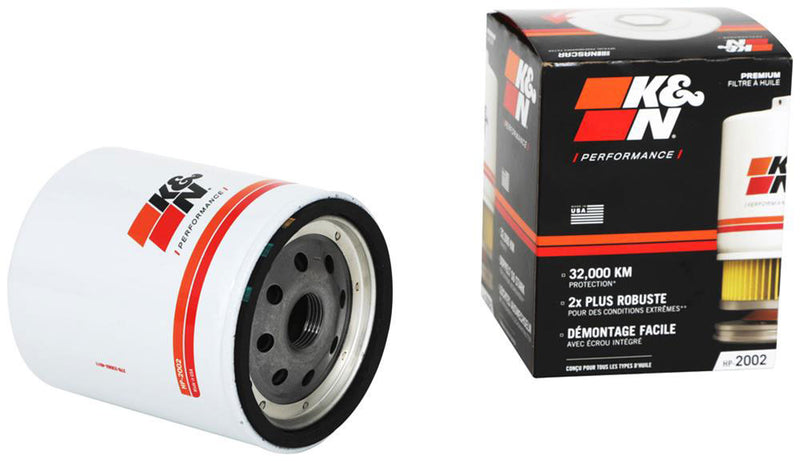 K&N - Performance Gold Oil Filter (Z40) - Fits Chevrolet V8 (Short) - KNHP-2002