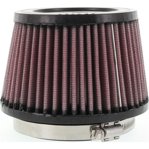 K&N - Universal Clamp On Filter Fits 4 in (102 mm) 3.5 in (89 mm) H x 5.375 in (137 mm) Base OD x 4.375 in (111 mm) Top OD - KNRU-2510