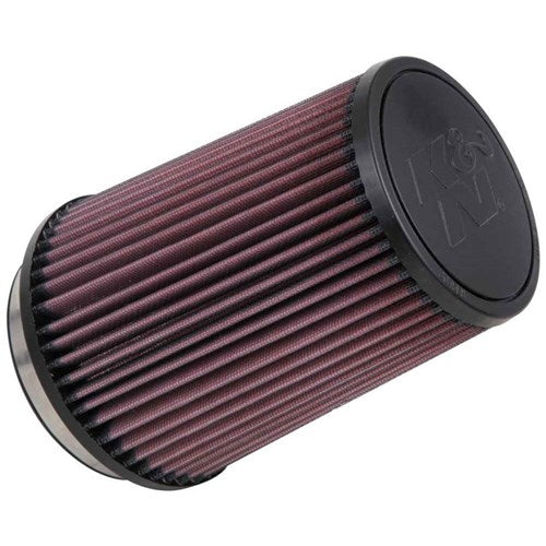 K&N - Universal Clamp On Round Tapered Filter Fits 4 in (102 mm) 7 in (178 mm) H x 4.375 in (111 mm) Top OD 5.375 in (137 mm) Base OD - KNRU-2590