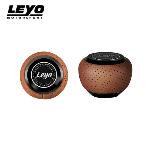 Leyo Motorsport - Brown Nappa DSG Shift Knob (Knob Only) - Volkswagen Audi Skoda