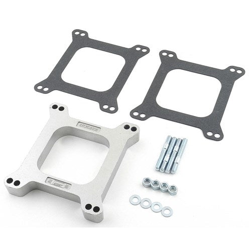 Mr Gasket - Aluminium Carburettor Spacer Kit 1" Open Centre For Holley/Carter Standard Bolt Patterns - MG6005