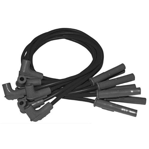 MSD - Super Conductor Spark Plug Lead Set 8.5mm, Black, Suit LS Series Engines With Coil Relocation - MSD32073